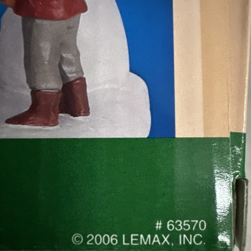 Lemax ANNUAL SNOWMAN CONTEST Table Accent XMAS DECOR‎ Village NIB 2006 63570